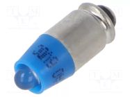 LED lamp; blue; 6VDC; No.of diodes: 1 EAO
