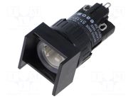 Switch: body; 16mm; Stabl.pos: 1; NC + NO; 51; Pos: 2; Ø16.2mm; square EAO