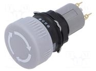 Switch: push-button; 16mm; Stabl.pos: 2; NC x2; grey; none; IP65; 51 EAO