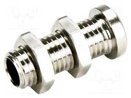 Connector: 4mm banana; socket; Cutout: Ø6mm; on panel,screw; 36A CAL TEST