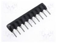 Resistor network: Y; THT; 2.2kΩ; ±2%; 0.2W; No.of resistors: 5; 100V ROYAL OHM