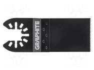 Hacksaw blade; BOSCH,wood,laminate,multitool,chipboard; 34mm GRAPHITE