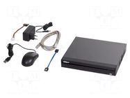 Video recorder; 260x232.5x47.6mm; black; -10÷55°C; Ch: 8 DAHUA