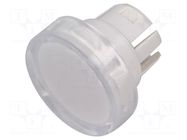 Actuator lens; 16mm; 51; colourless; plastic; Face dim: Ø15.8mm EAO