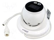 Camera: CCTV IP; Dim: Ø121.9x99.1mm; white-black; -40÷60°C; IP67 DAHUA