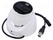 Camera: CCTV IP; Dim: Ø94x85.7mm; white-black; -40÷60°C; IP67; 2Mpx DAHUA