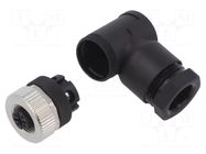 Connector: M12; female; 713; 8A; 250V; IP67; screw terminal; PA BINDER