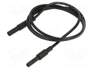 Test lead; 32A; banana socket 4mm,banana plug 4mm; insulated HIRSCHMANN T&M