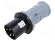 Connector: AC supply 3-phase; plug; male; PIN: 4; 63A; IP&S; IP44 AMPHENOL