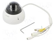 Camera: CCTV IP; Dim: Ø122x93.4mm; white-black; -30÷60°C; IP67 DAHUA