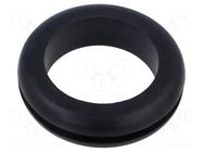 Grommet; Ømount.hole: 52mm; Øhole: 41mm; black; -40÷125°C; EPDM ESSENTRA