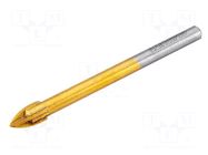Drill bit; Ø: 6mm; L: 64mm; cemented carbide; universal GRAPHITE