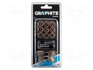 Acces.for drills; 24pcs. GRAPHITE