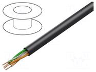 Wire; U/UTP; 2x2x24AWG; industrial Ethernet; 5e; wire; Cu; PVC BELDEN