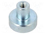 Magnet: permanent; samarium, cobalt; 40N; Ø: 13mm; H: 11.5mm; steel ELESA+GANTER