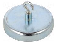Magnet: permanent; hard ferrite; 280N; 57mm; with hook ELESA+GANTER