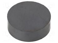 Magnet: permanent; hard ferrite; 16N; Ø: 30.2mm; H: 10.3mm ELESA+GANTER