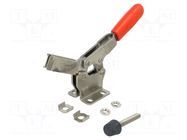 Vertical clamps; stainless steel; 1700N ELESA+GANTER