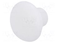 Stopper; H: 5.2mm; push-in; Flange dia: 9mm; white; 054044911303 ESSENTRA