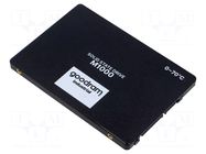Data storage device: Solid State Drive; SATA 2.5"; 256GB; 0÷70°C GOODRAM INDUSTRIAL