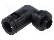 Cable gland; M12; polyamide; PA6S; Pitch: 1.5; Type: angular ANAMET EUROPE