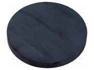 Magnet: permanent; hard ferrite; 30N; Ø: 72mm; H: 8mm ELESA+GANTER