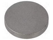 Magnet: permanent; samarium, cobalt; 41N; Ø: 25mm; H: 4mm ELESA+GANTER