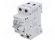 Circuit breaker; 230/400VAC; Inom: 6A; Poles: 1+N; Charact: B; 6kA EATON ELECTRIC