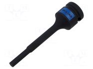 Socket; hex key,socket spanner,impact; HEX 6mm; 1/2" KING TONY