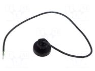 RFID reader; 6.5÷30V; 1-wire; Range: 40mm; Ø30.6mm; 30mA; cables DREXIA