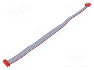 Ribbon cable with connectors; Tape ph: 1.27mm; PIN: 8; Len: 0.2m TE Connectivity