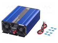 Converter: DC/AC; 2kW; Uout: 230VAC; 22÷30VDC; 370x230x108mm; 24V AZO DIGITAL