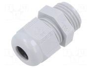 Cable gland; M16; 1.5; IP68; polyamide 6; light grey; HELUTOP® HT HELUKABEL