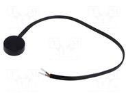 RFID reader; 9÷30V; FeliCa,iClass; UART; Range: 30÷70mm; Ø36.2mm DREXIA