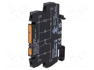 Relay: interface; SPST-NO; Ucntrl: 5VDC; 0.5A; 5÷48VDC; Relay set WEIDMÜLLER