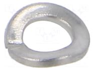 Washer; spring; M2,5; D=5.1mm; h=0.6mm; stainless steel; BN 674 BOSSARD