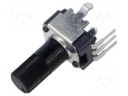 Potentiometer: shaft; single turn,vertical; 10kΩ; ±20%; 6mm ALPS