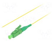 Optic fiber pigtail; LC/APC; 2m; Optical fiber: 9/125um; LSZH LANBERG