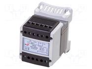 Transformer: mains; 130VA; 230VAC; 12V; for DIN rail mounting DF ELECTRIC
