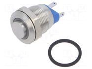 Switch: vandal resistant; Pos: 2; SPST-NO; 2A/36VDC; IP65; OFF-(ON) ONPOW