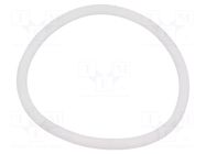 O-ring gasket; silicone; Thk: 3mm; Øint: 45mm; white; -60÷160°C ORING USZCZELNIENIA TECHNICZNE