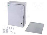 Enclosure: wall mounting; X: 500mm; Y: 700mm; Z: 245mm; ABS; grey ELEKTRO-PLAST NASIELSK