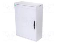 Enclosure: wall mounting; X: 500mm; Y: 700mm; Z: 265mm; ABS; grey ELEKTRO-PLAST NASIELSK