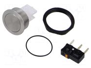 Switch: vandal resistant; Pos: 2; SPDT; 5A/125VAC; ON-(ON); MSM II SCHURTER