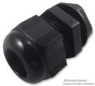 CABLE GLAND, PA, 10MM, M20, BLACK