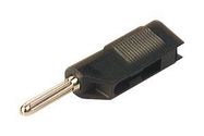 PLUG, 30A, 4MM, STACKABLE, BLACK, PK5