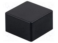 Button; push-in; 5.5mm; -25÷70°C; square; black; 9x9mm OMRON Electronic Components