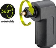 Toslink digital/audio adapter 90° - Toslink male > Toslink female GOOBAY