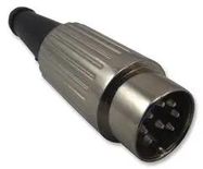 DIN AUDIO/VIDEO CONN, PLUG, 8POS
