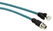 SENSOR CORD, 4P M12 PLUG-RJ45 PLUG, 10M